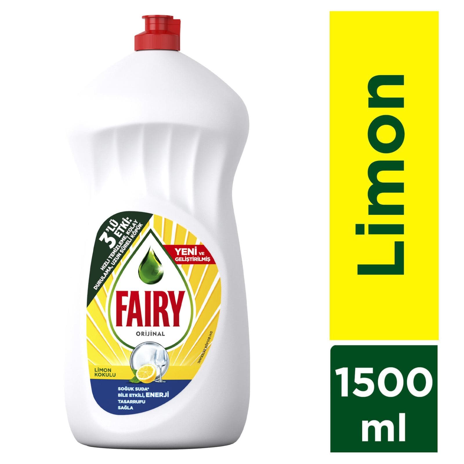 FAIRY BULAŞIK DETERJANI 1500 ml LIMON
