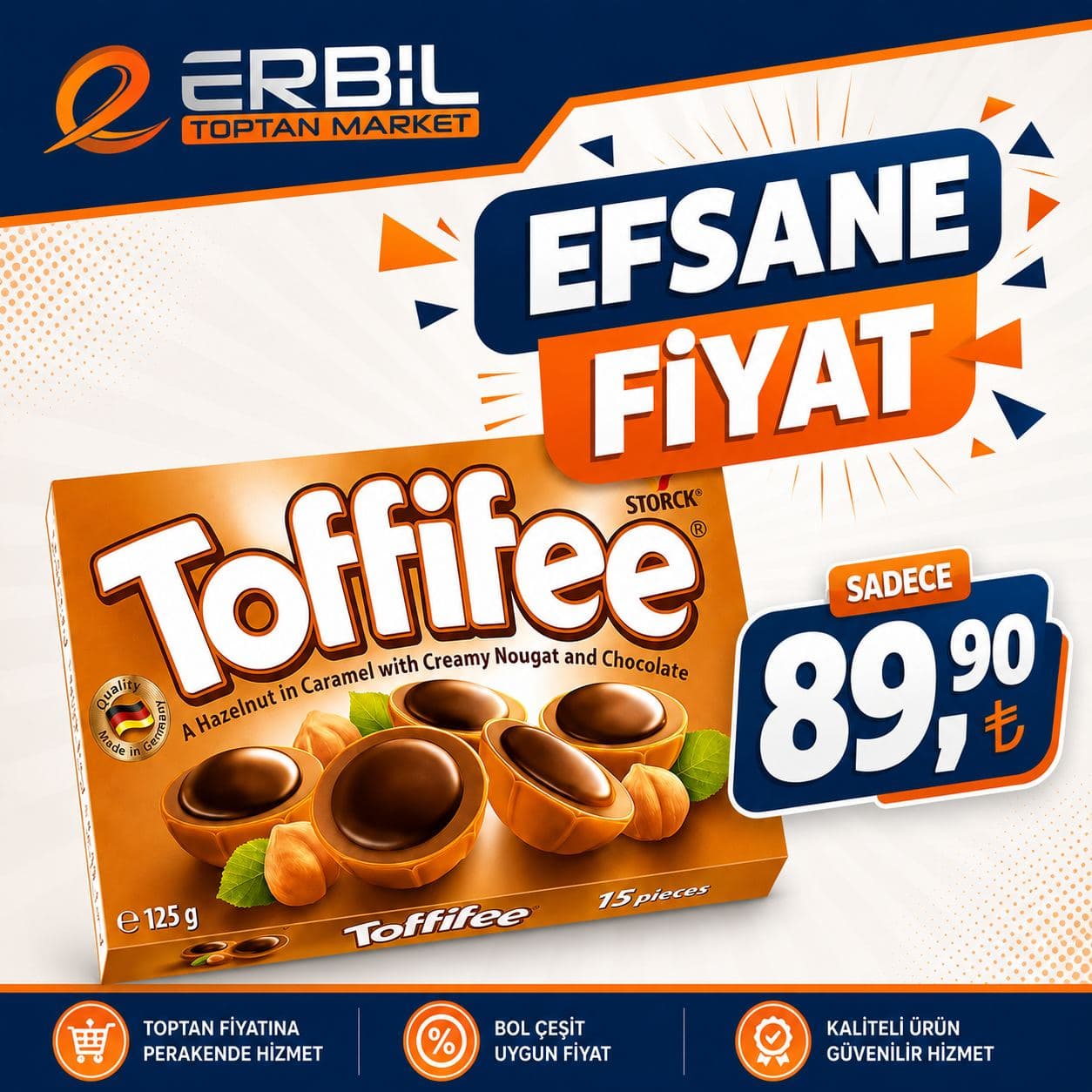 TOFFIFEE CIKOLATA 125 gr