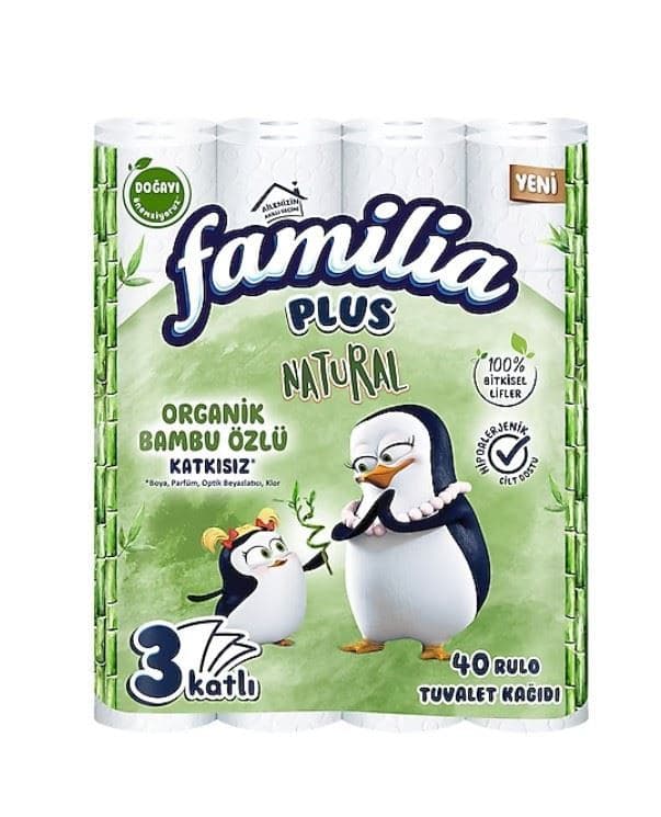Familia Plus Natural 40'lı Tuvalet Kağıdı