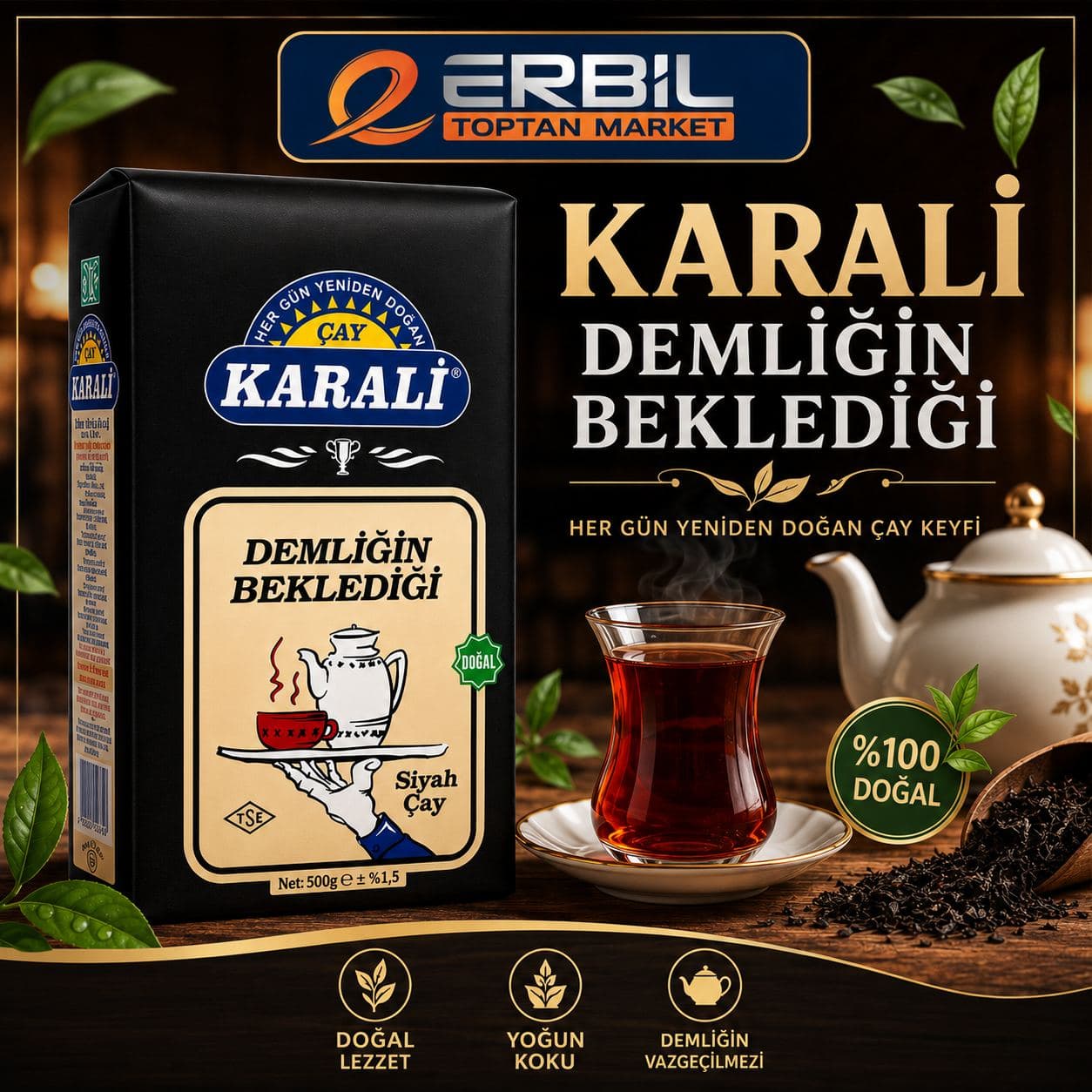 Karali Demliğin Beklediği Siyah Çay 5 kg